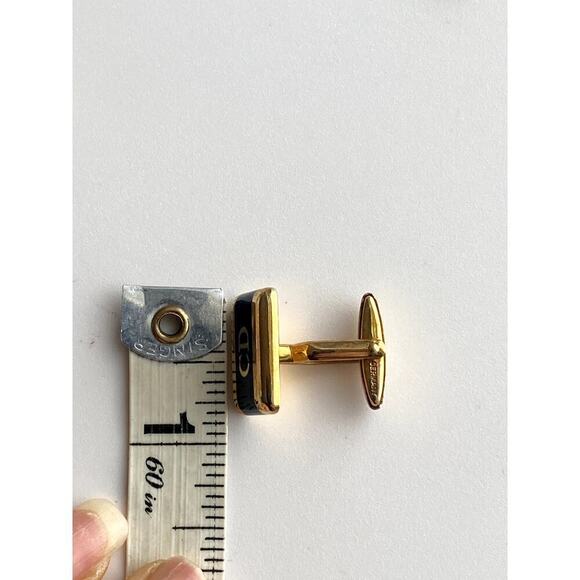 Dior Gold Tone Cufflinks - Picture 7 of 9